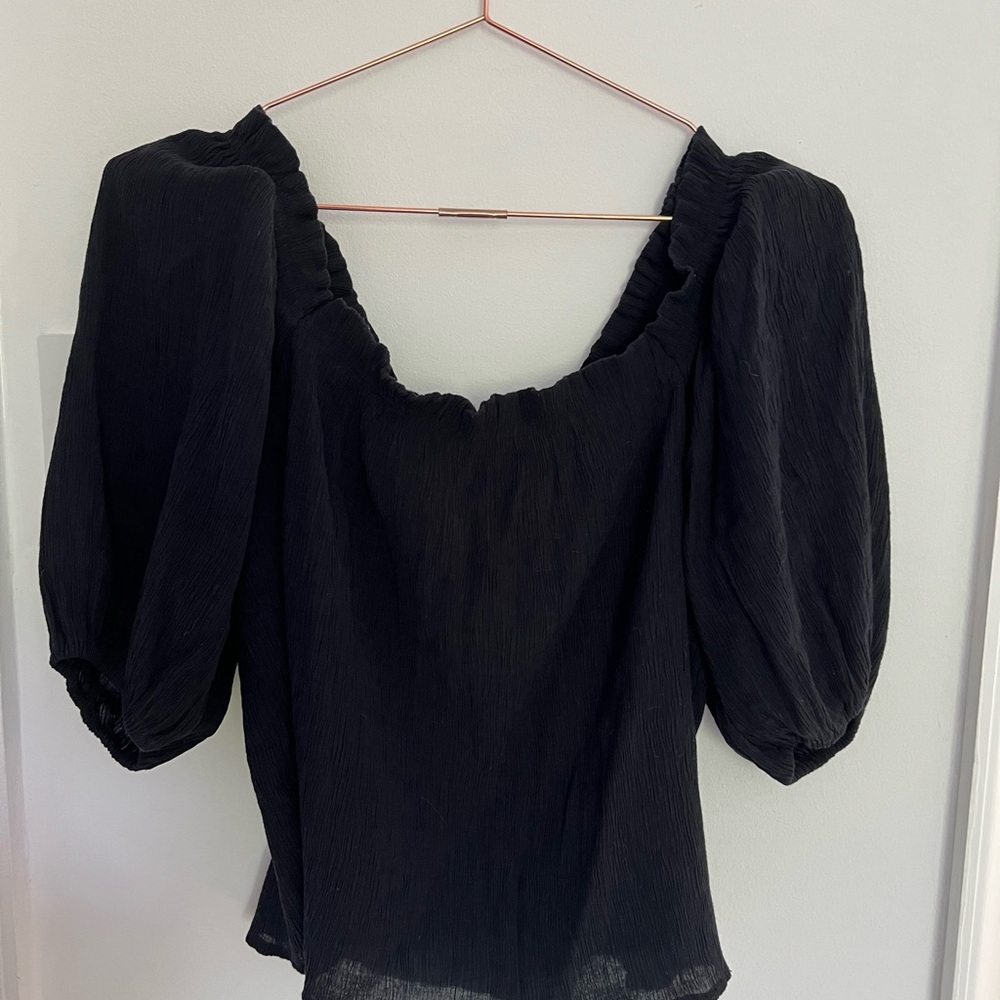 A&F Navy Women's Top